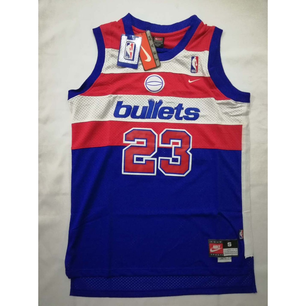 bullets basketball jersey