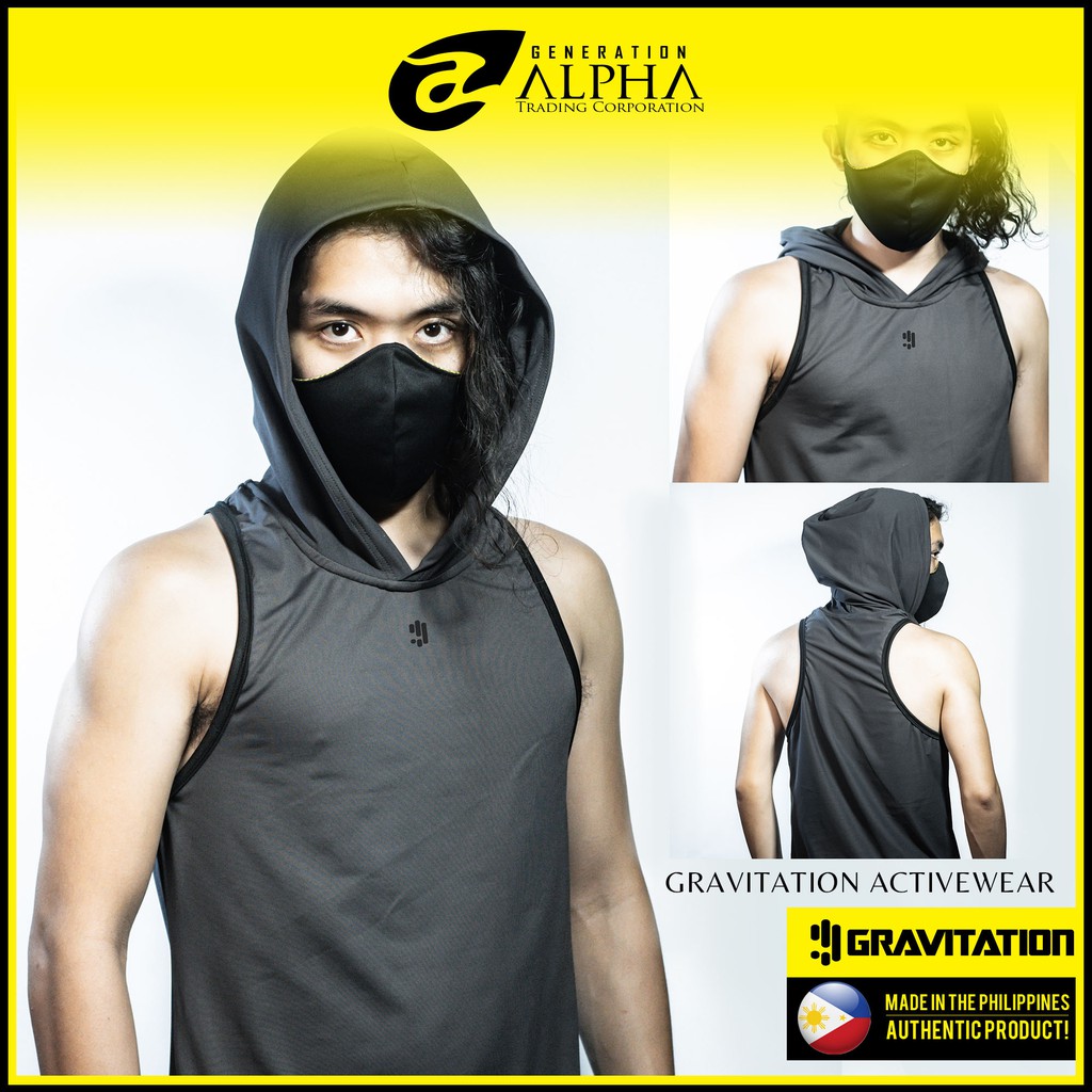 gym vest hoodie