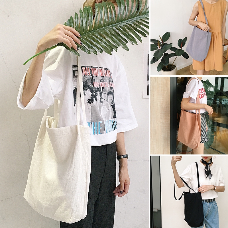 korean canvas tote bag