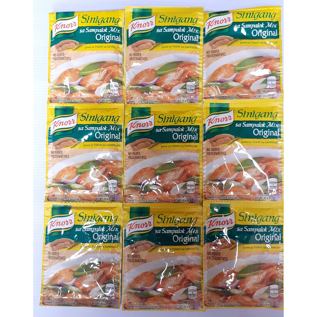 Knorr Sinigang Mix Original 22g Shopee Philippines