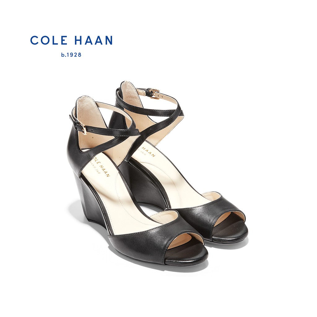 cole haan peep toe wedge