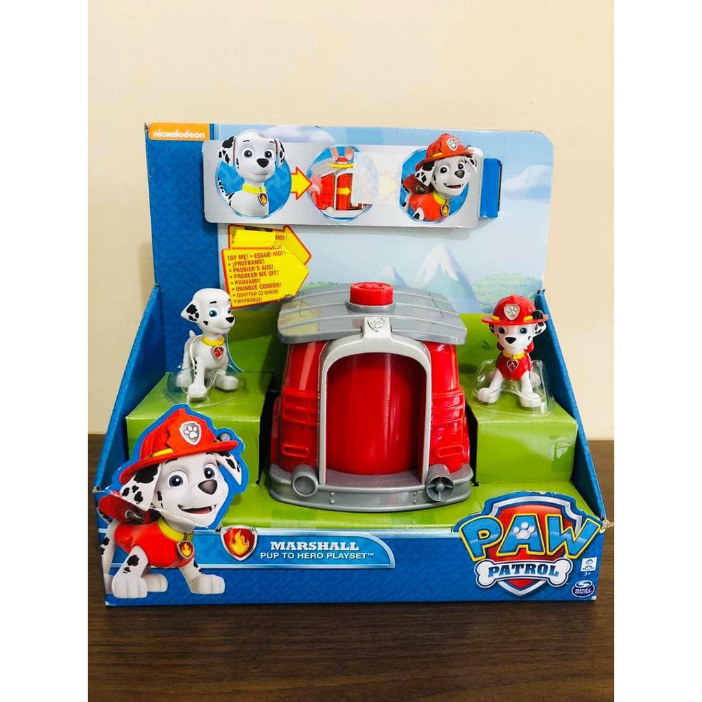 paw patrol pup to hero playset