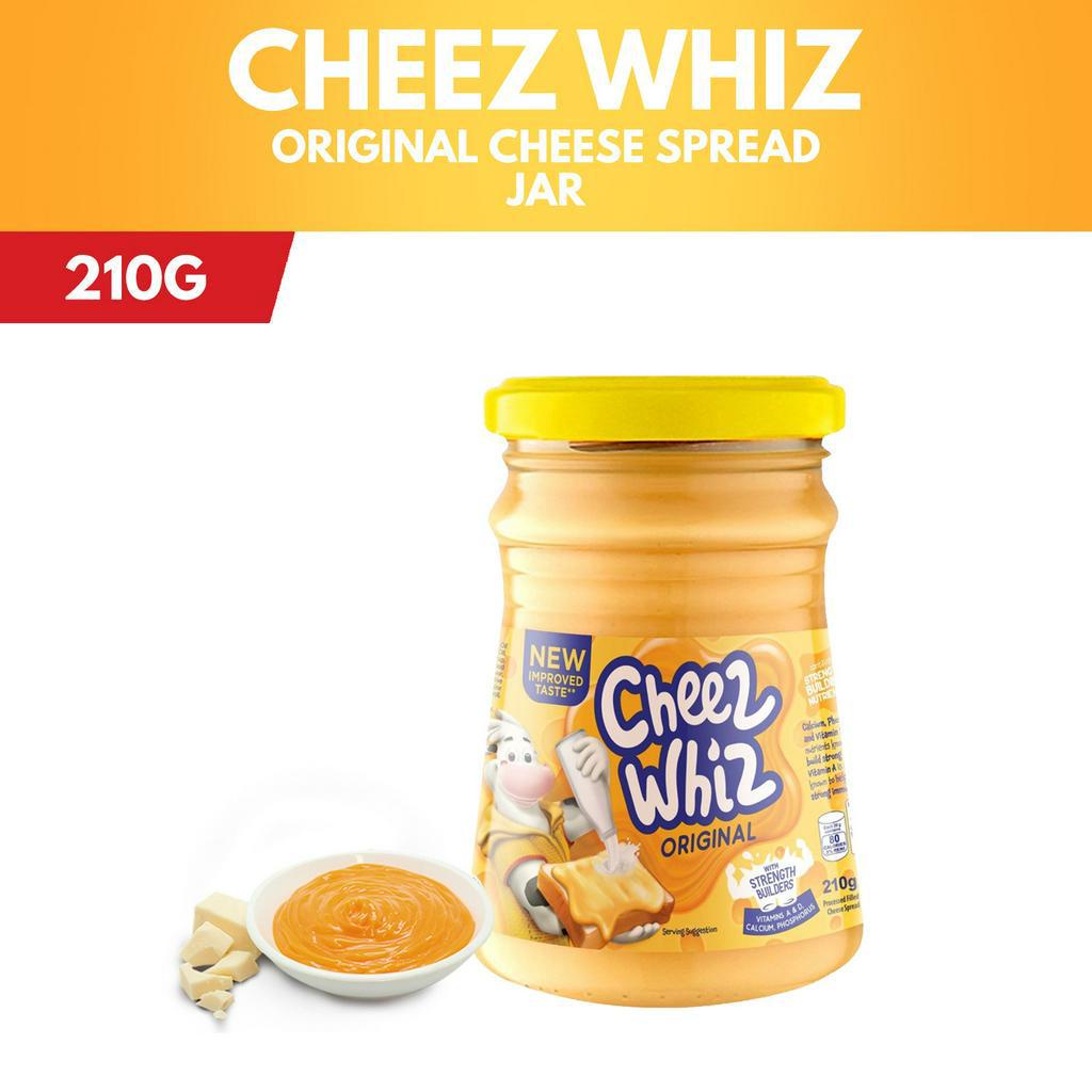 Cheez Whiz Original Spread Jar 210g Shopee Philippines