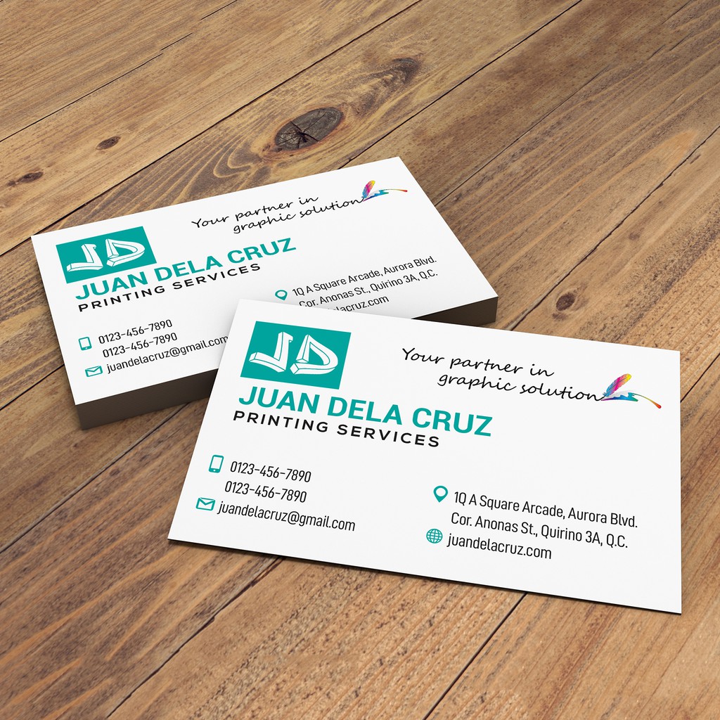 Calling Card / Business Card with Matte & Glossy Lamination 100pcs