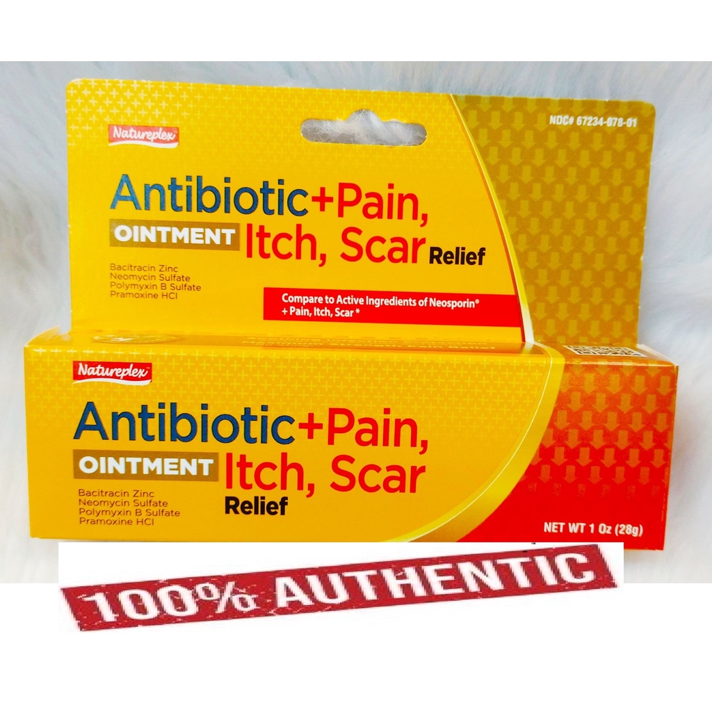 Natureplex Antibiotic Ointment Pain, Itch, Scar Relief 28g Shopee