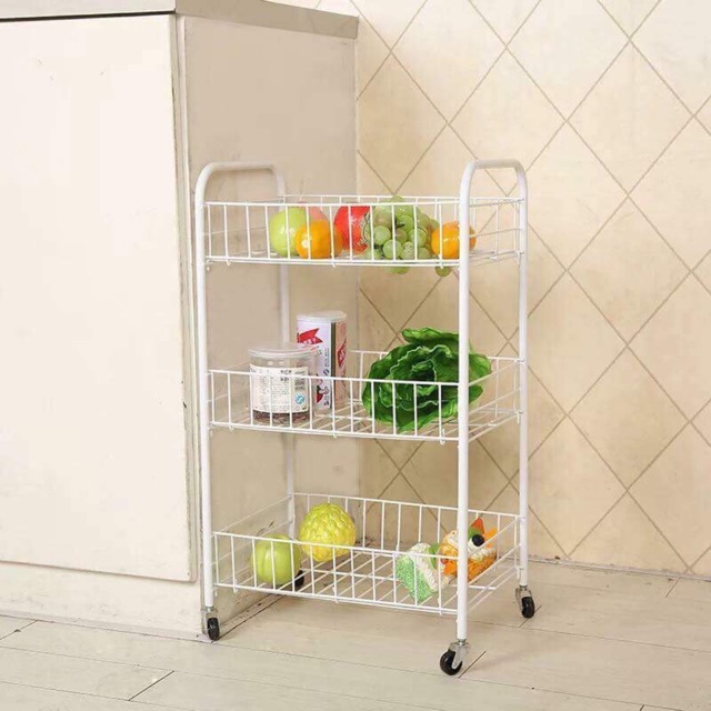 3 Tier Storage Cart Kitchenware Shopee Philippines
