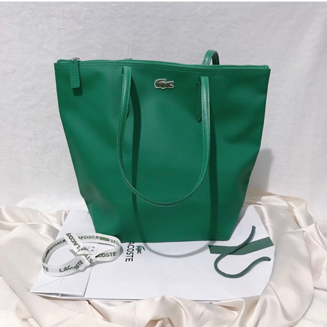 lacoste green bag