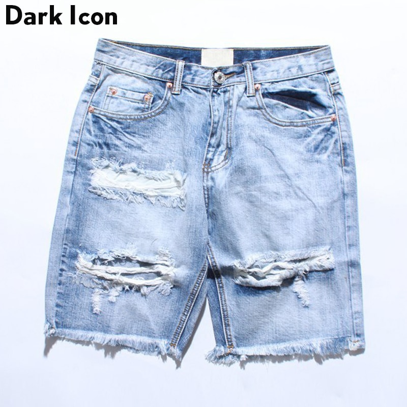 mens ripped short jeans