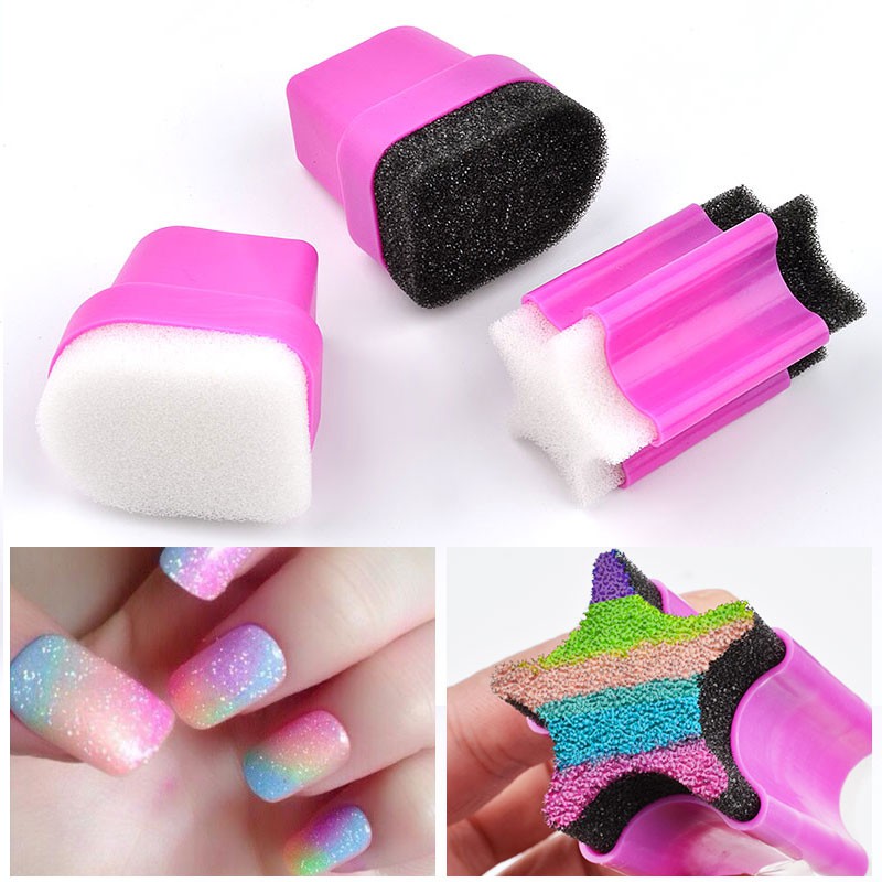 Mimi Beauty Philippines DIY NAIL ART SPONGE STAMPER SHADE TEMPLATE TRANSFER  MANICURE TOOL 1PC | Shopee Philippines