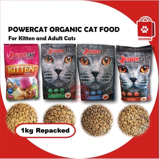 Powercat Kitten & Adult, Tuna, Ocean Fish, Chicken Dry Cat Food 1kg