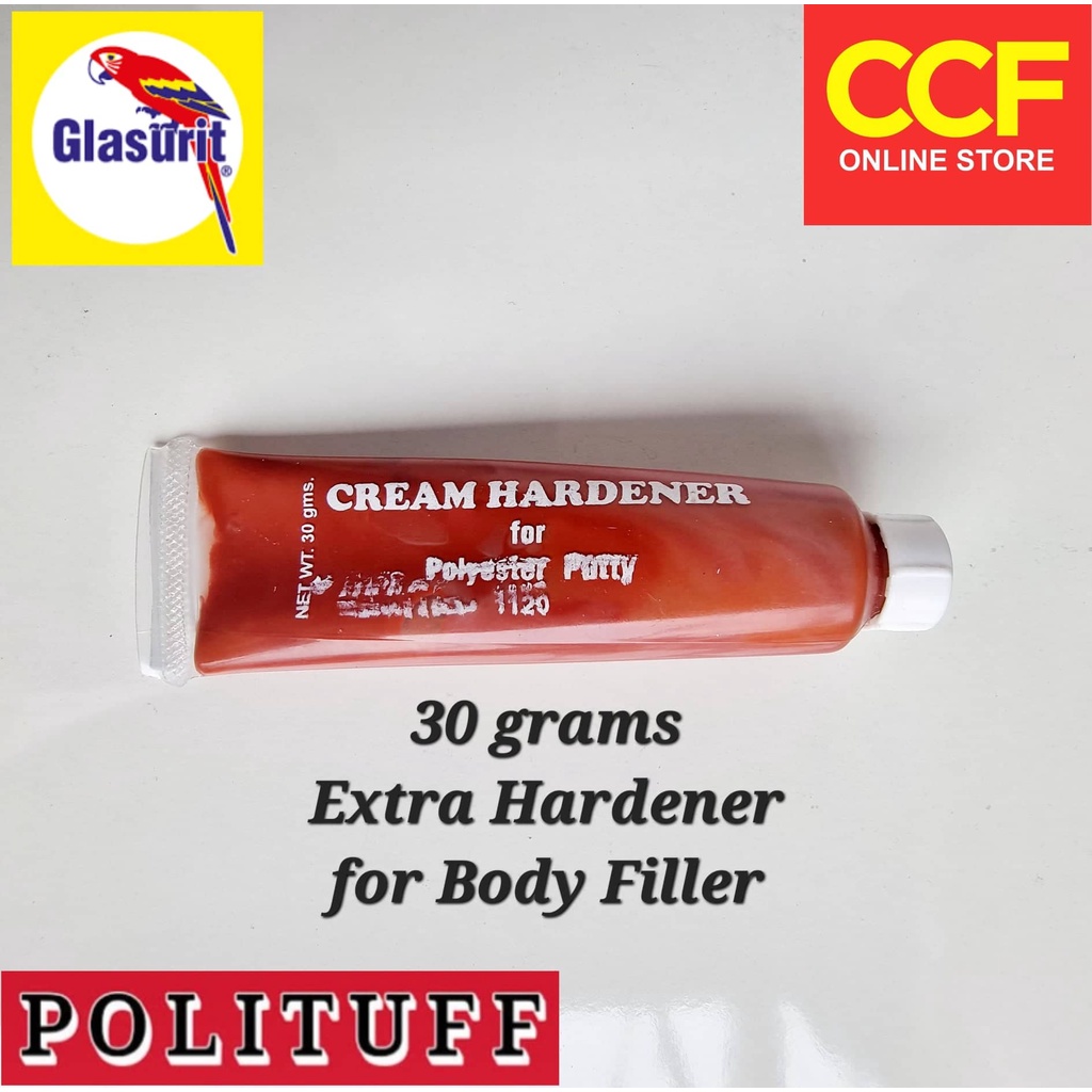 Glasurit Polituff Body Filler Extra Hardener Paste Small 30 Grams