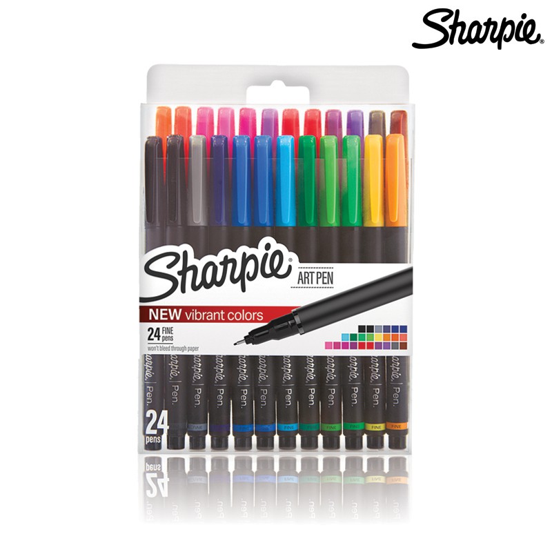 Sharpie Art Pen Fine Tip 24s Shopee Philippines