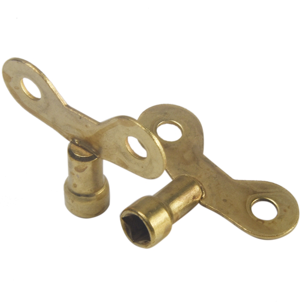 2pcs Special Lock Brass Square Socket Key Radiator Water Tap Hole