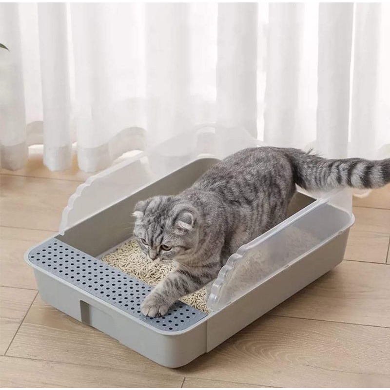 Cat litter box toilet sand box | Shopee Philippines