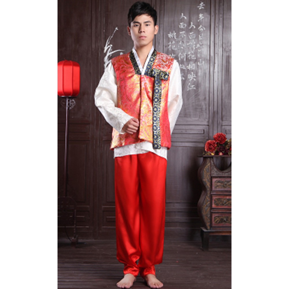 Summer Children Korean National Costume Male Traditional Korean Hanbok ...