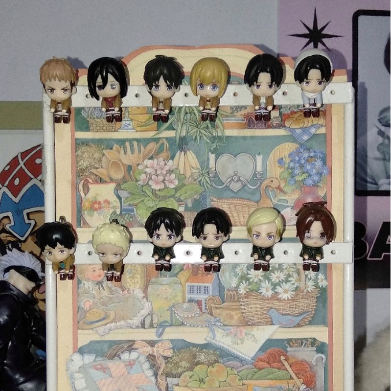 Attack on Titan Pinch Figure Charm Gashapon Keychain AOT JEAN Merch Fig Levi Erwin Eren Hange Mikasa #10