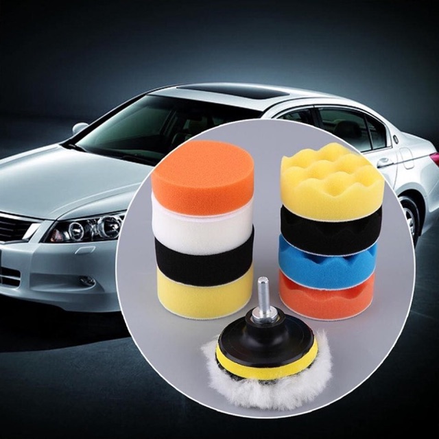 9PCS3"/8PCS5" Inch Polishing Waxing Buffing Pad Sponge Kit Set For