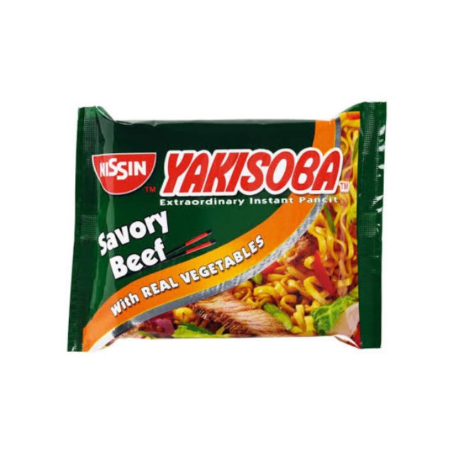 Nissin Yakisoba Instant Pancit Canton 59g Set Of 5 Shopee Philippines