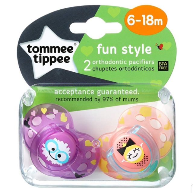 tommee tippee fun style pacifier