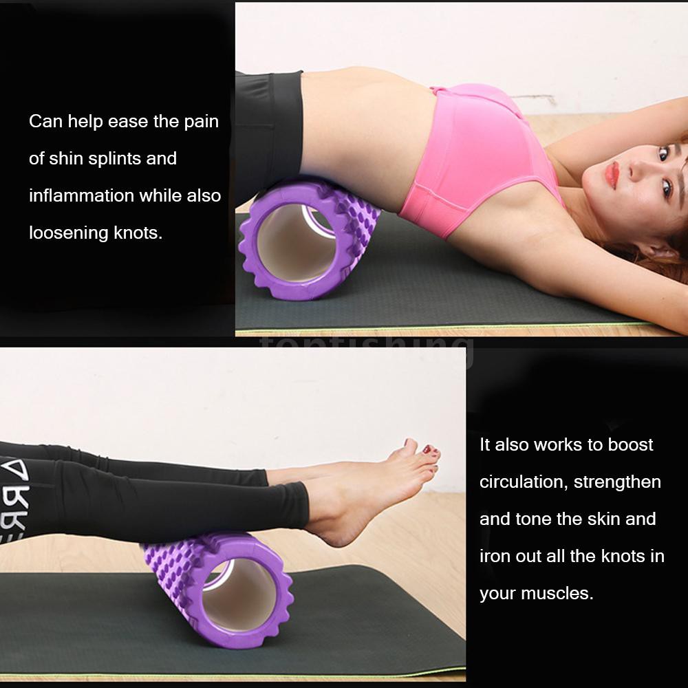 Mga resulta ng larawan para sa Column Yoga Block Fitness Equipment Pilates Foam Roller GIF