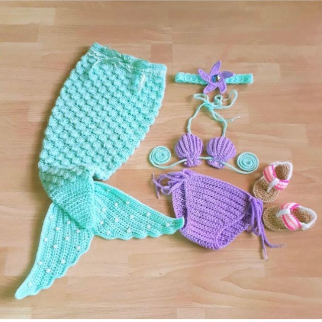 crochet mermaid costume