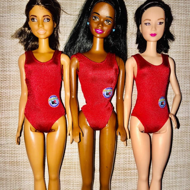 barbie red swimsuit