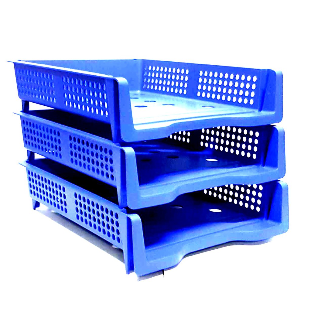 File Folder Organizer Stackable 3 Layer Tray Shopee Philippines