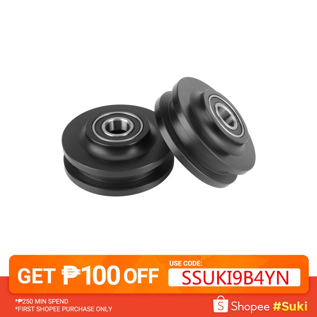 Sliding Barn Door Wheel Closet Hardware Roller Cabinet Shopee