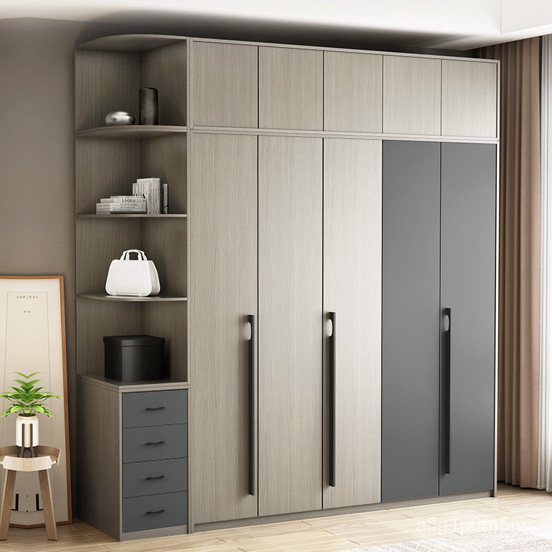 Wardrobe Assembly Nordic Bedroom Wardrobe Overall Wardrobe Combination ...