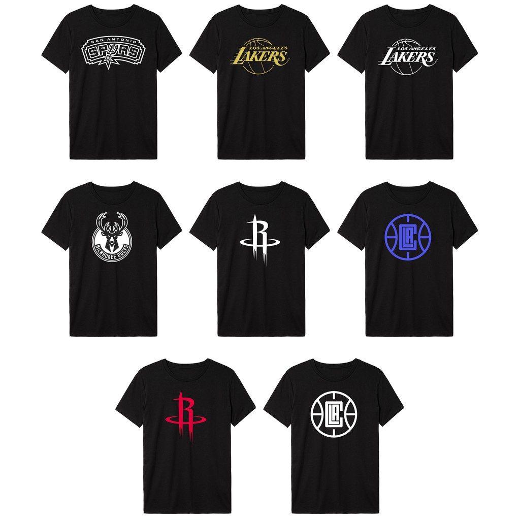 nba black t shirt
