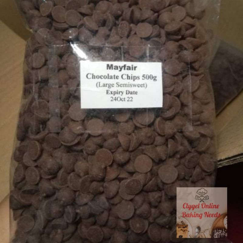 Mayfair Semisweet Chocolate Chips 500g (Large Droplets) Shopee