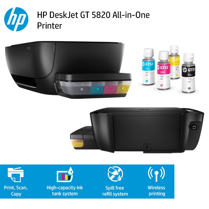 hp deskjet gt 5820 scan