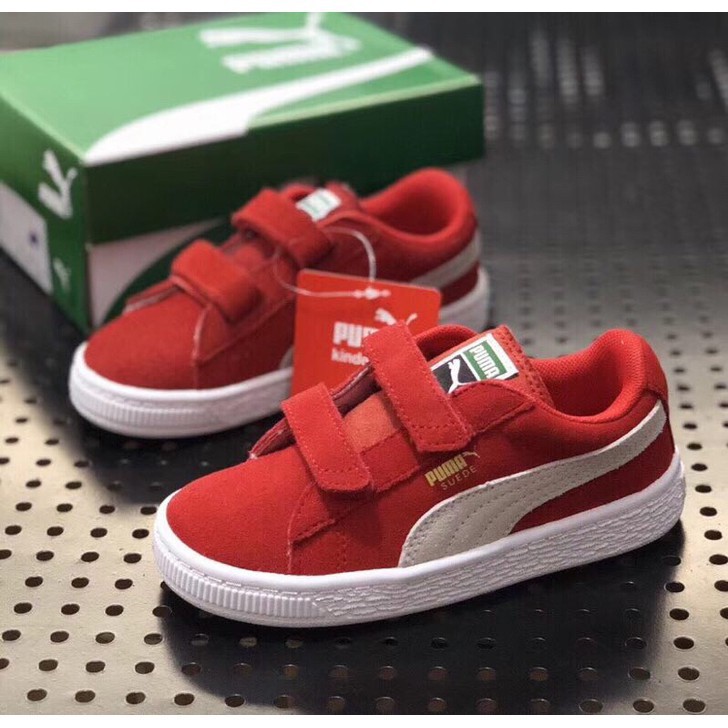 puma red woman sneakers