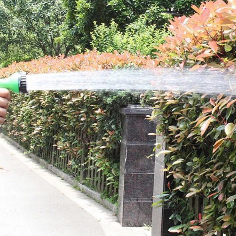 50FT Garden Outdoor Hose & Reel with Spray Nozzle Plants Watering