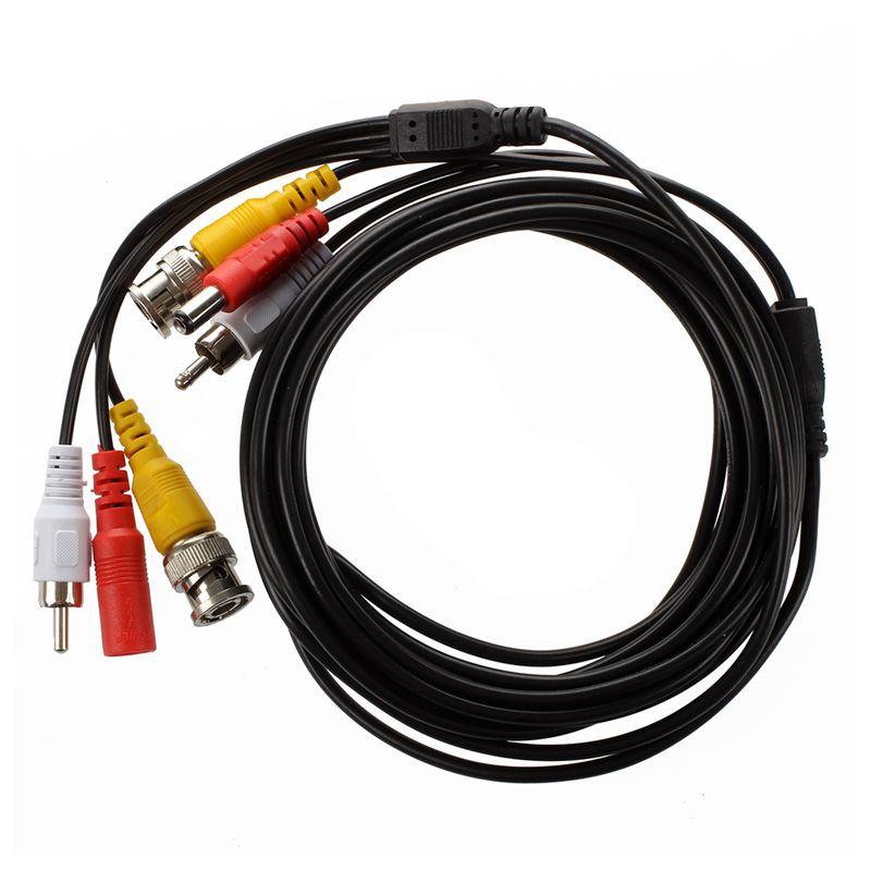 cctv video and power cable