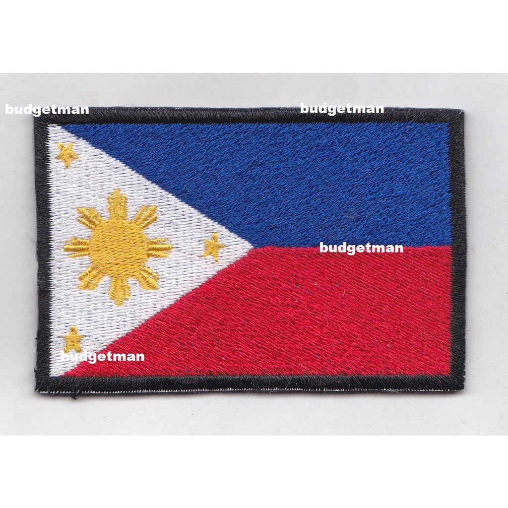 Philippine flag pinas bandera philippines patch embroidery 3inches x