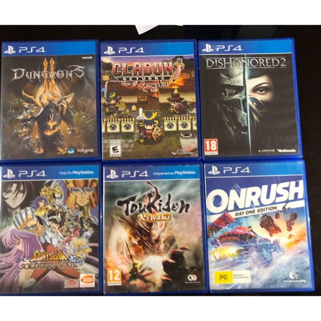 buy 2nd hand ps4 games