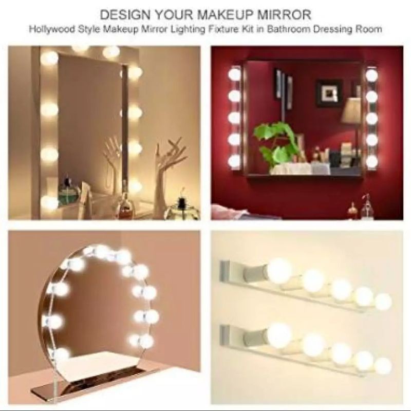 Hollywood Style Led Vanity Mirror, Vanity Mirror Lights Kit