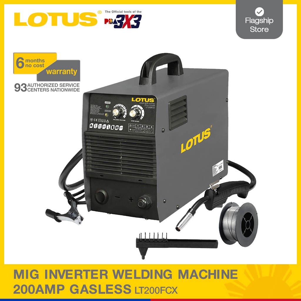 Lotus MIG Inverter Welding Machine 200A(Flux Cored GASLESS) LT200FCX