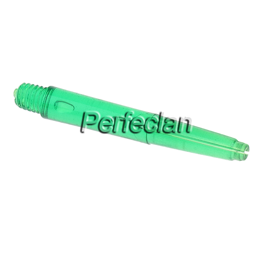 Shafts Green & Orange 60 Pcs 35mm 2BA Thread Plastic Soft Tip Dart Stems