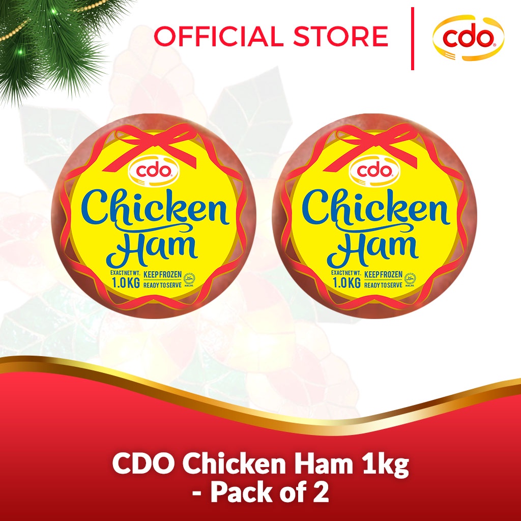 Cdo Chicken Ham 1kg Pack Of 2 Shopee Philippines