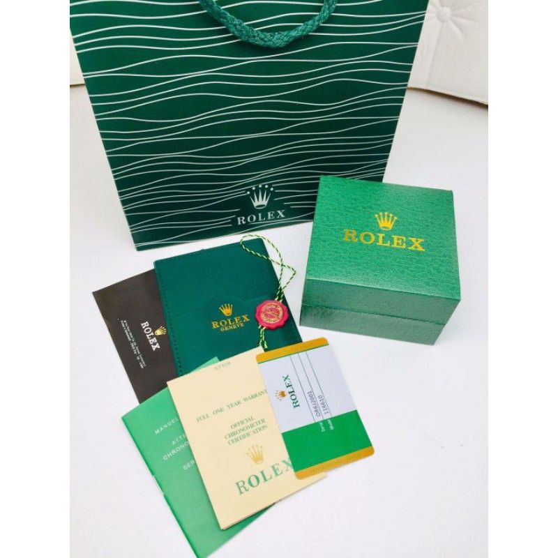Fashion Rolex package for Rolex watches box tag manual paper bag ...