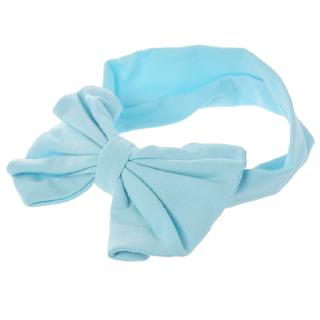 blue headband with bow