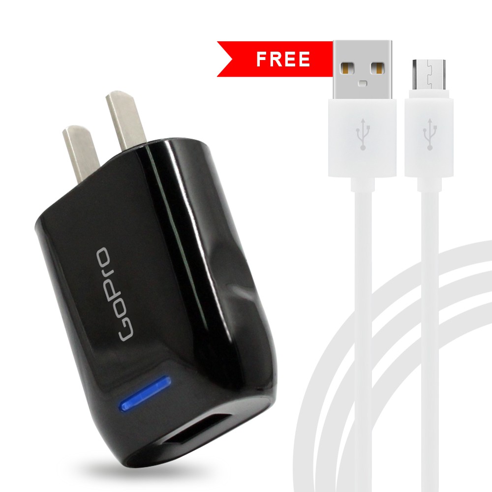Gopro Hero 4 Charger W Free 1 8 Meter Mobile Charging Cable Shopee Philippines