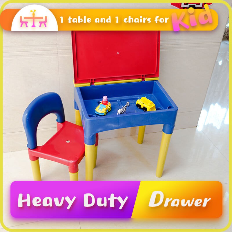 plastic kids table and chairs