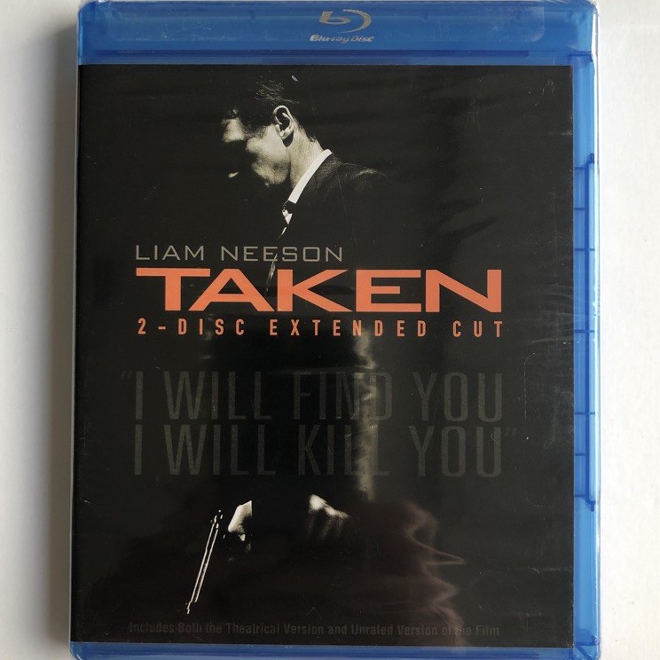 Taken Blu-ray Movie (Extended Cut, Sealed And New) | Shopee Philippines