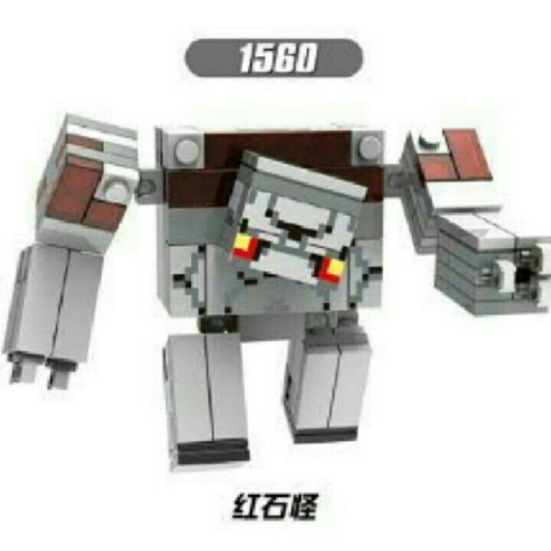 Lego Minecraft Dungeons Redstone Golem My World Bootleg No Box Shopee Philippines