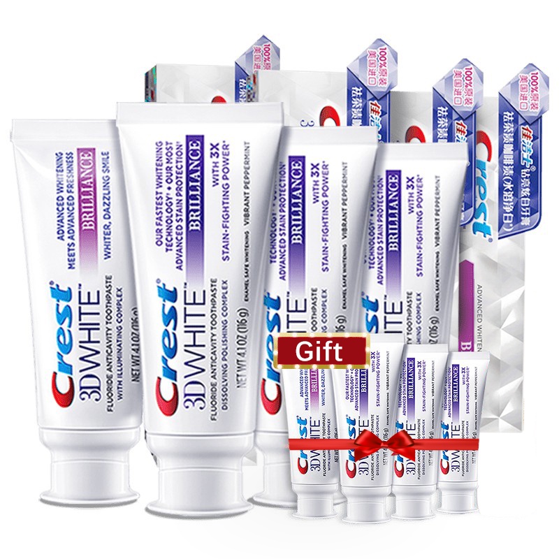Crest Toothpastes 3D White Brilliance Teeth Whitening Fluoride
