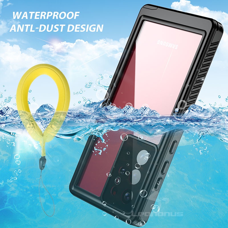 Snorkeling Case for Samsung Galaxy S22 Ultra Plus IP68 Waterproof