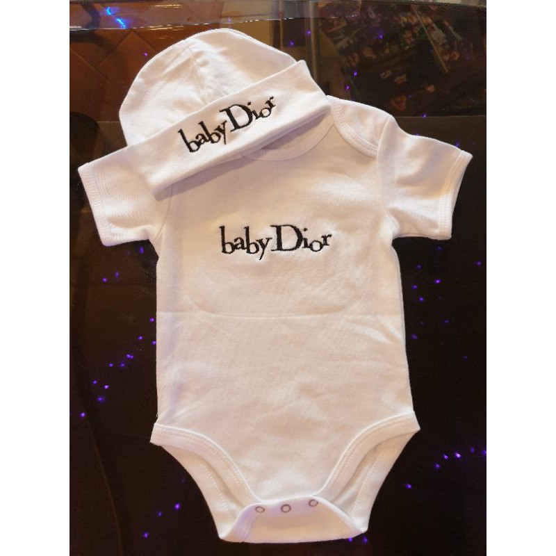 baby dior onesie